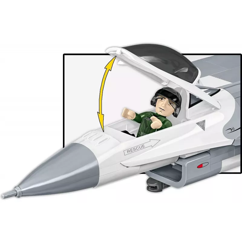 Construction set Cobi F-16C Fighting Falcon — 463 pieces, scale model building kit
