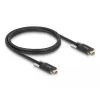 USB Cable DeLOCK 83720 USB 3.2 Gen 2 1m USB C Black