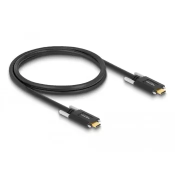 USB Cable DeLOCK 83720 USB 3.2 Gen 2 1m USB C Black