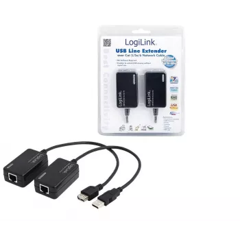 LogiLink® UA0021D Line Extender USB Via CAT5/6 up to 60m