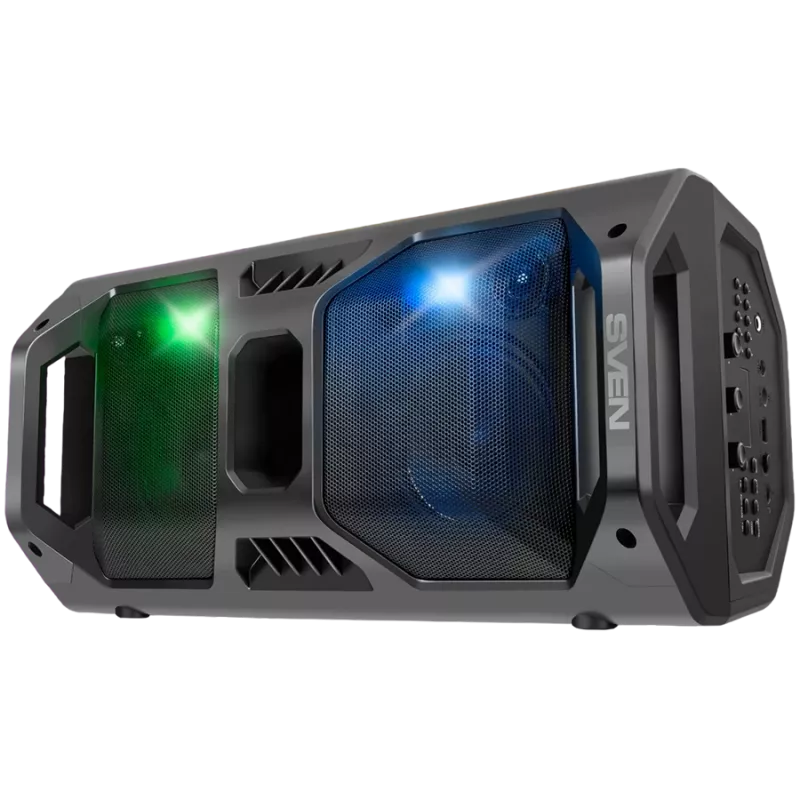 Speaker SVEN PS-600, black (50W, TWS, Bluetooth, FM, USB, microSD, LED-display, 4000mAh)