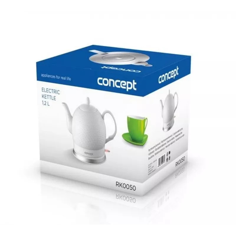 Electric Kettle Concept 1.7L 2200W White