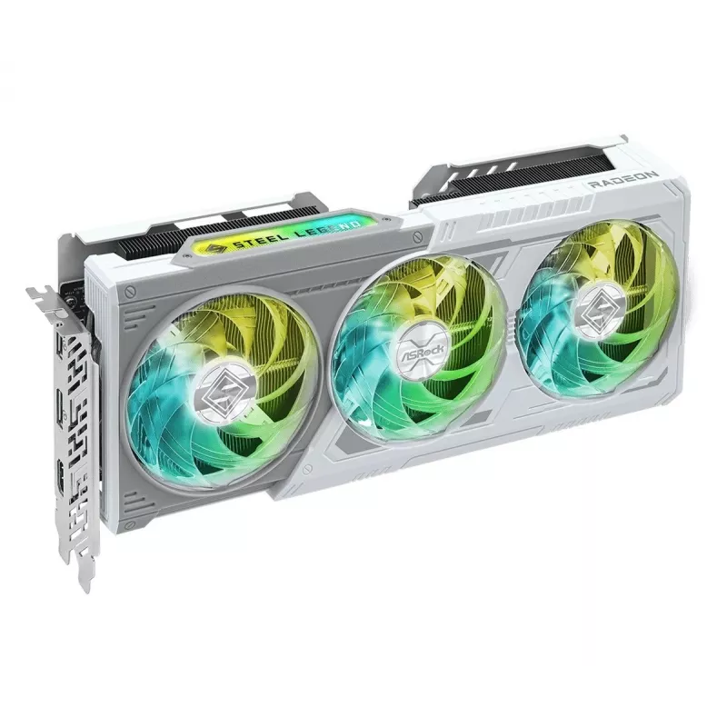 ASRock AMD Radeon RX 9060 XT Steel Legend 16GB OC Graphics Card