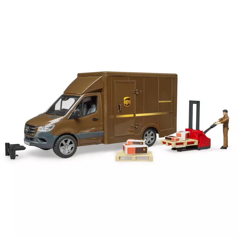 Delivery truck model BRUDER 02678 Preassembled 1:16
