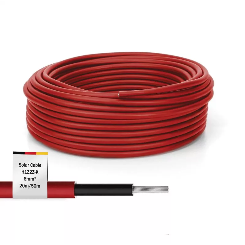 Cable Digitus DK-SCIC6R-0200 20m 6mm² Red UV-resistant 1500V DC