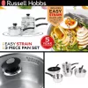 Cookware set Russell Hobbs RH00542EU7 — 3-piece non-stick pans, dishwasher-safe