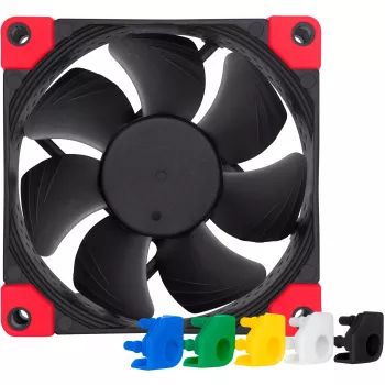 Computer case fan Noctua NF-A8 PWM CH.BK.S 80 mm, 4-pin PWM, 450–2200 RPM, 17.7 dB