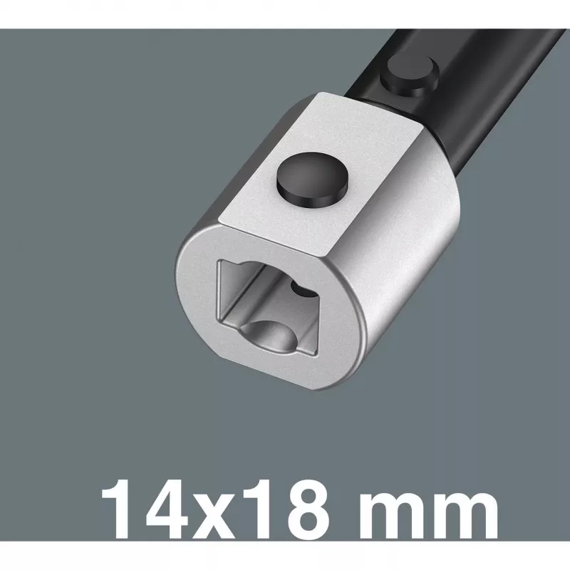 Torque wrench Wera Click-Torque X 7 with Black-Green handle, square drive insert 14x18 mm