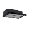Semi built-in (pull out) range hood CATA TFH 6830 GBK — 600 mm, 600 m³/h, Black, Touch control
