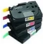 Brother Gloss Laminated Labelling Tape - 12mm, Black/Yellow label-making tape TZ