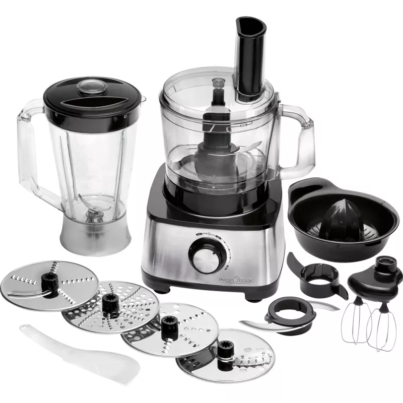 ProfiCook PC-KM 1063 food processor 1200 W 1.75 L Black, Stainless steel