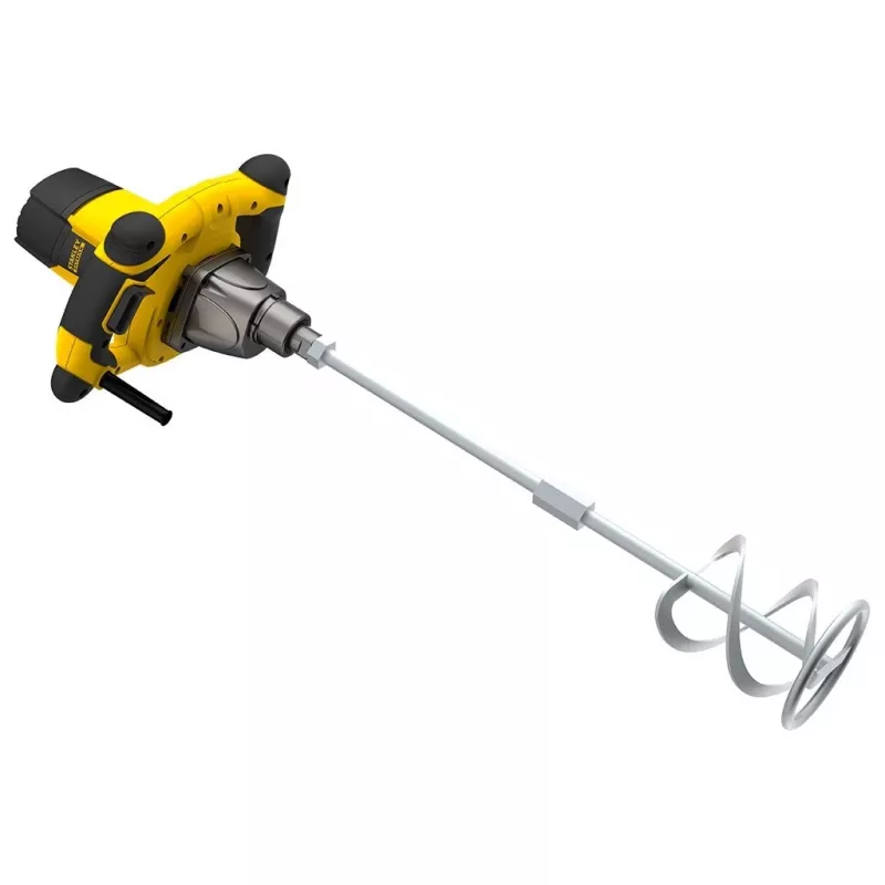 Handheld Power Stirrer STANLEY FME190 — 1600W, 2-speed, M14 spindle, 4 m cord, 180–750 RPM, 80 N·m, 2 ergonomic handles