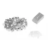 Digitus CAT 6 modular plug for round cable pass through plug 100 pcs RJ-45 Male Silver Transparent