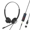 Headset Tellur Voice 420 Wired Headset Binaural Black TLL411006