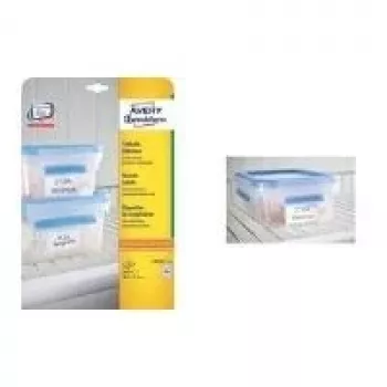 Avery Zweckform L7970-25 - Paper - permanent adhesive - White - 63,5 x 33,9 mm 600 label(s) (25 Sheets x 24) Freezer Labels (L7970-25)