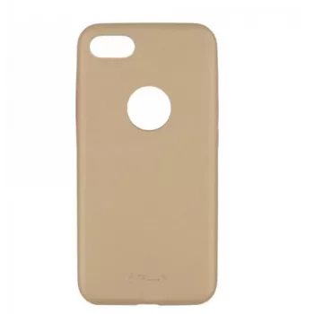 Phone case Tellur Slim Synthetic Leather Case for iPhone 8 — Gold