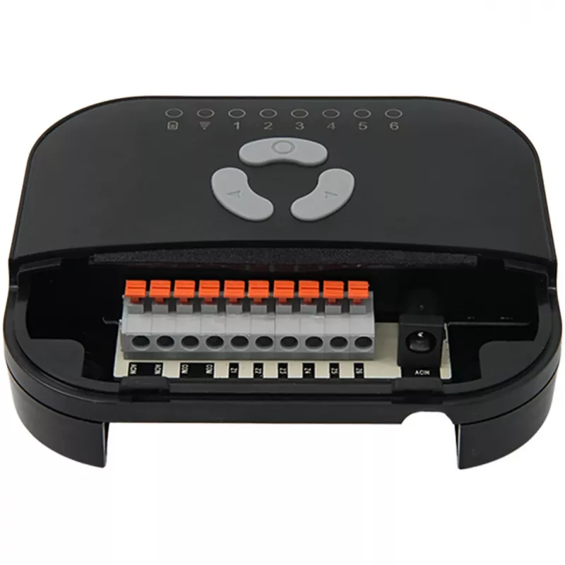 Irrigation sprinkler controller Shelly FrankEver FK-06X with Wi‑Fi connectivity for automated garden watering