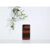 Smartphone case man and wood for iPhone XS Max — ebony black, protective hard back cover