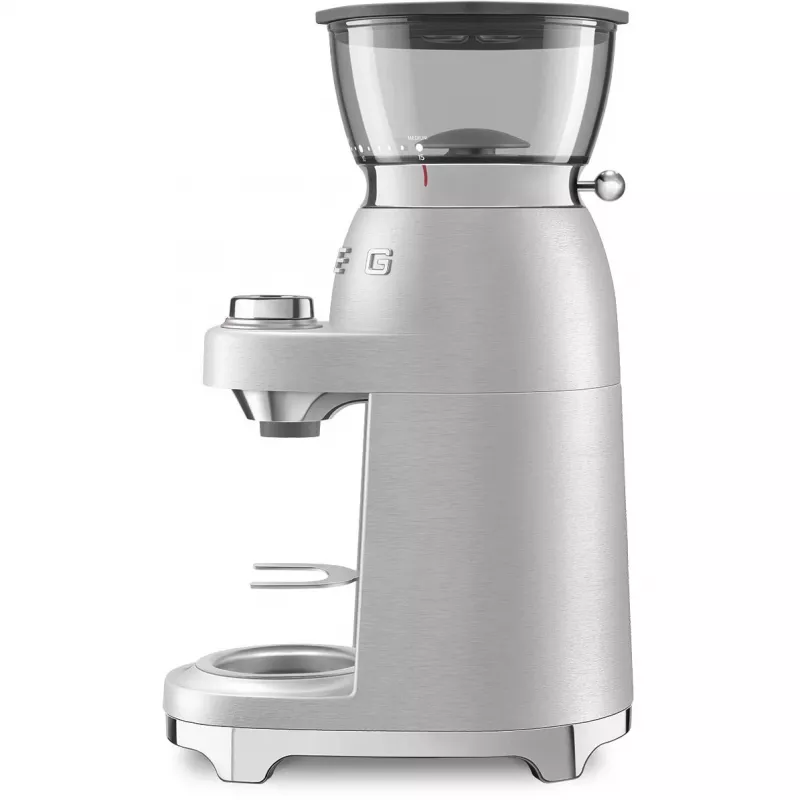 SMEG Coffee Grinder 50s Style CGF02SSEU *Silver*