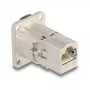 DeLOCK 67062 D-Type RJ45 Cat.6A STP built-in coupler, metal