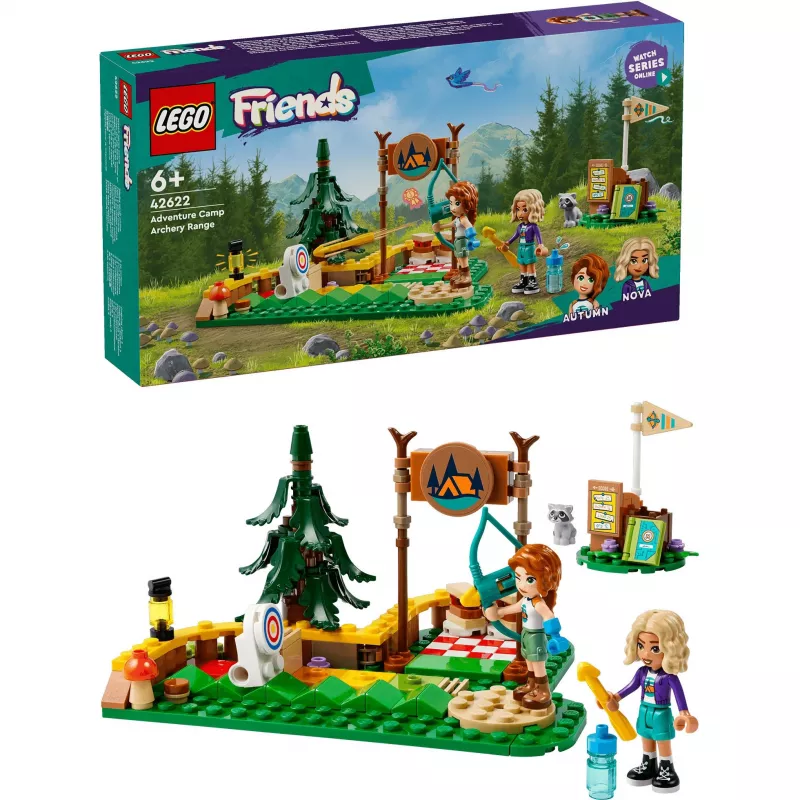 Construction toy LEGO Friends Archery Adventure Camp 42622 — 157 pieces, 2 minifigures, age 6+
