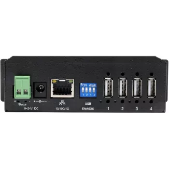 Exsys Ethernet GLAN 1x to 4x USB2.0 4-Port Device Server IncludesPower Supply 15KV - Cable-/Adapter Set - Digital/Data