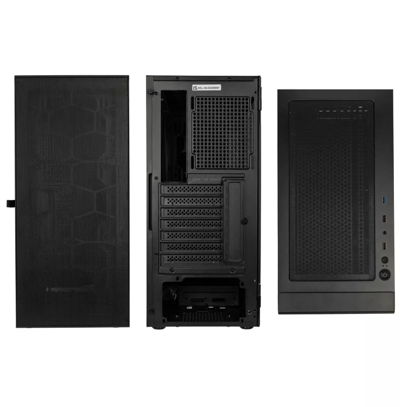 Kolink Observatory HF Mesh Core Midi-Tower - black