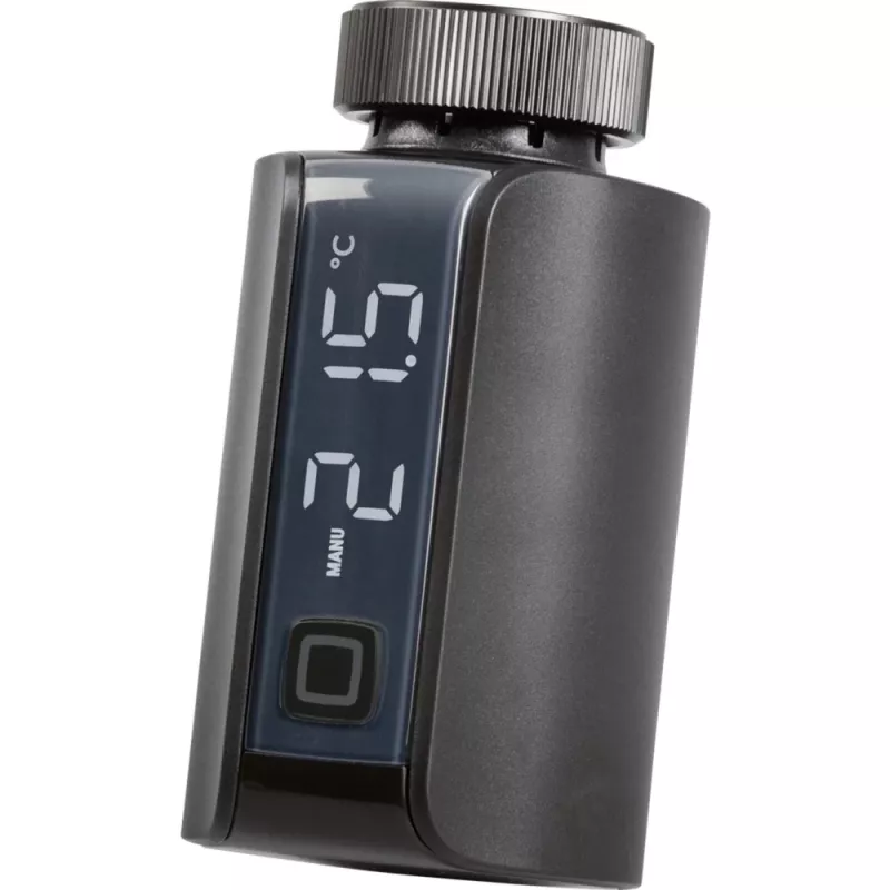 eQ-3 AG HmIP-eTRV-E-A, Black, Buttons, IP20, 0 - 50 °C, 868 - 868.6 MHz, 230 m