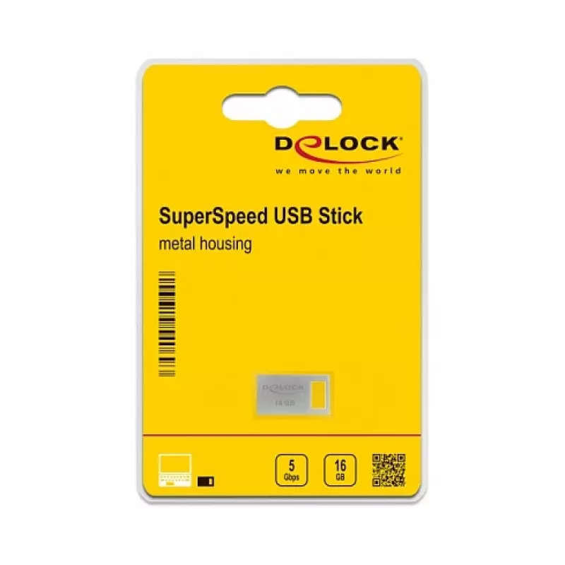 USB Flash Drive DeLOCK 16GB USB Type-A 3.2 Gen 1 54069