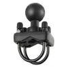 RAM Mounts Double U-Bolt Ball Base for 1.25 inch - 1.5 inch Rails