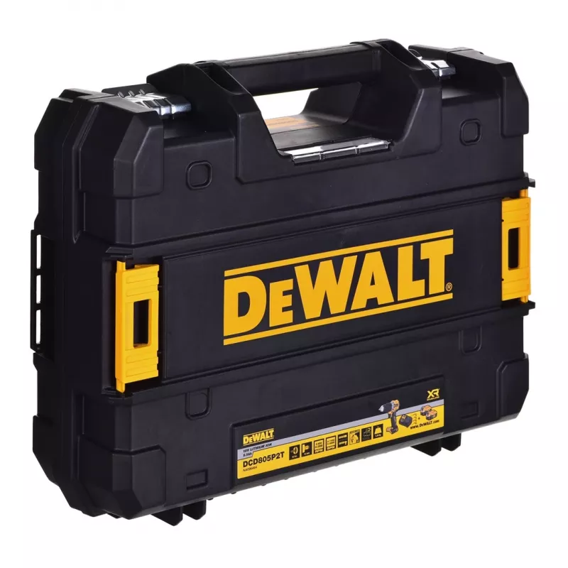 DRILL/DRIVER Dewalt DCD805P2T 18V 2X5,0AH BL Tstak