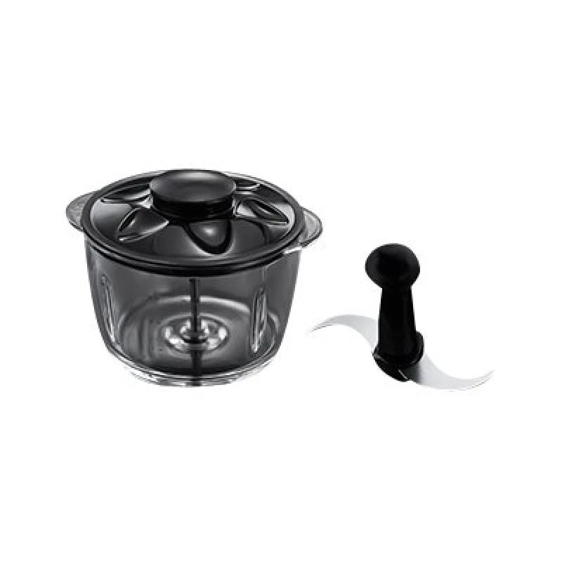 Electric food chopper Russell Hobbs 24660-56 — 1 L glass bowl, 200 W, red