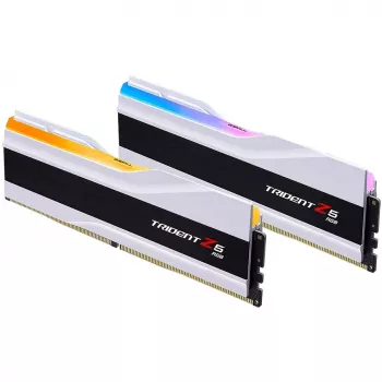 DIMM 48 GB DDR5-7200 (2x 24 GB) Dual-Kit, Memory White, F5-7200J3646F24GX2-TZ5RW, Trident Z5 RGB, INTEL XMP