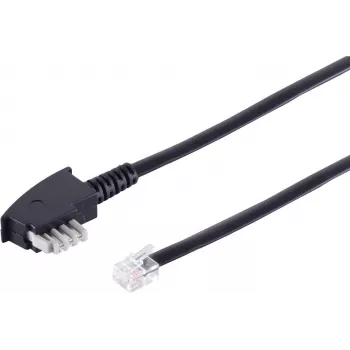 Telephone cable ShiverPeaks 70153 with TAE N-plug for landline connections