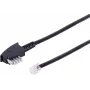 Telephone cable ShiverPeaks 70153 with TAE N-plug for landline connections