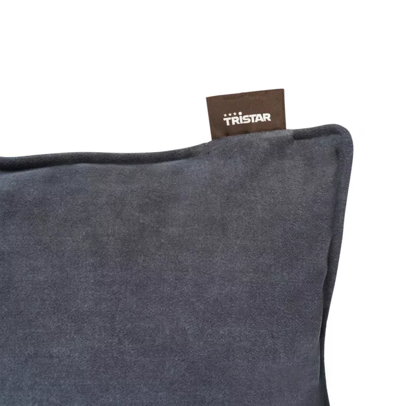 Electric cordless heating pillow Tristar BW-4799 — 3 heat levels, single-person, washable textile, 10 W, grey