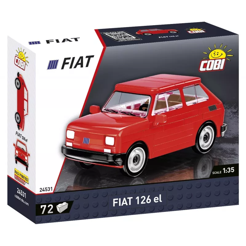Toy construction set Cobi Youngtimer Collection Fiat 126p el 24531 — 150 pieces