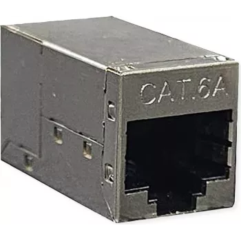 ROLINE Cat.6A STP Mini-Inline Coupling Silver (21.17.3116)
