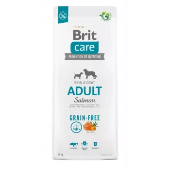 Dry Dog Food Brit Care Grain-free Adult Medium X-Small 12 kg — Salmon, 26% protein, 15% fat
