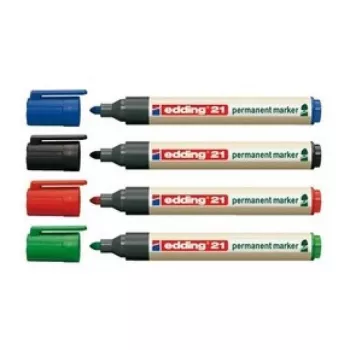 Edding EcoLine 21. Schreibfarben: Schwarz, Produktfarbe: Mehrfarben, Gehäusematerial: Kunststoff (4-21001)