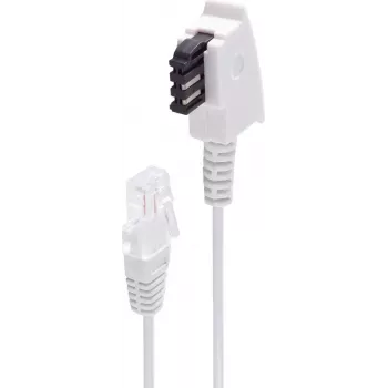 Telephone cable ShiverPeaks BS12-09086 15 m White