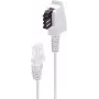 Telephone cable ShiverPeaks BS12-09086 15 m White