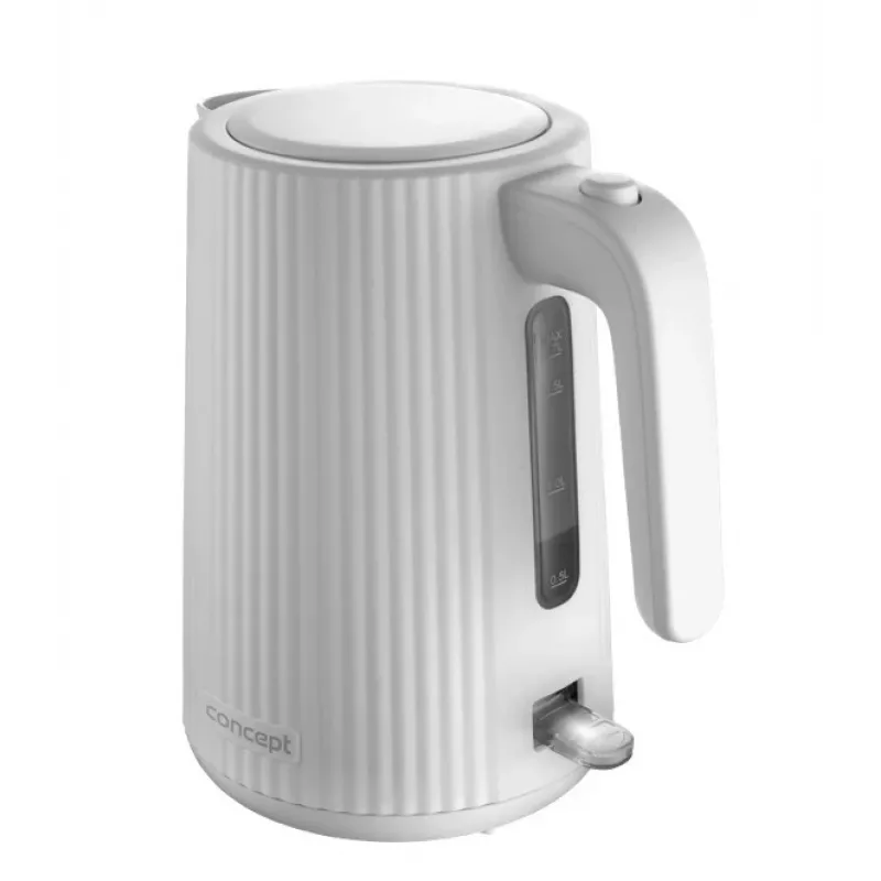 Electric kettle Concept Solution RK2390, plastic body, 1.7 L, white
