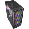Computer Case Sharkoon VK4 Rainbow ATX Black
