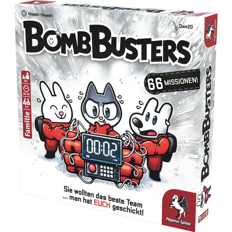 Board game Pegasus Spiele Pegasus Bomb Busters (Spiel des Jahres 2025) – family strategy game