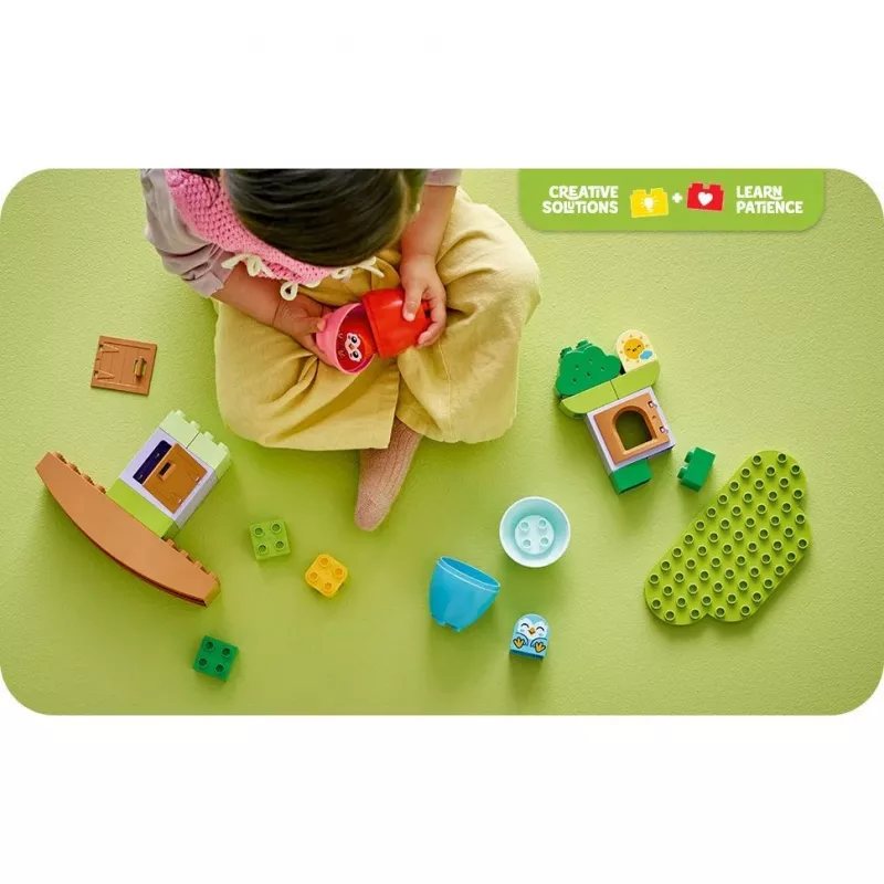 Building toy LEGO DUPLO Balancing and Stacking Tree 10440 — 27 pieces, for ages 1.5+, large colorful blocks
