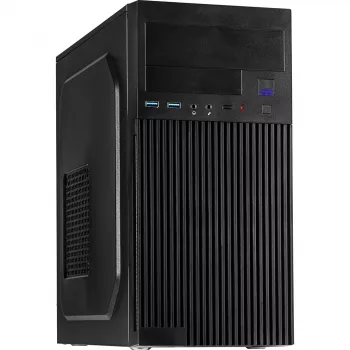 Computer Case INTER-TECH IT-6521 Straight, ATX, Black