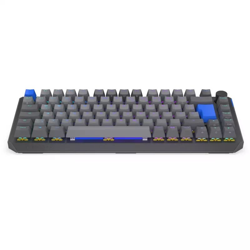 Compact 75% Wireless Mechanical Keyboard ENDORFY Thock V2 with Yellow Switches, DE Layout