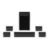 Speakers Ultimea Poseidon D80 Black 7.1 channels, 8 speakers, wired & wireless, active subwoofer