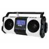 Portable radio Eltra MAJA — white, compact design, battery or mains powered
